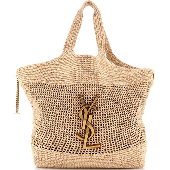 Saint Laurent Handbags - Saint Laurent Maxi Icare Shopping Tote Raffia